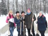 Члены коми землячества «Неватас» приняли участие в акции по уборке снега на Пискаревском мемориальном кладбище